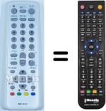 Replacement remote control HUAYU RM-191A